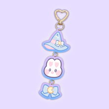 Load image into Gallery viewer, Witch Bunny Trio Keychain