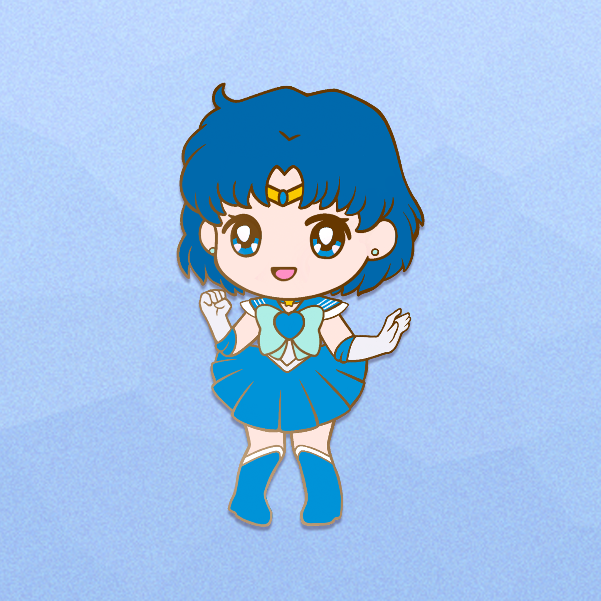 シ*ロ様 MercuryFASEboardBindingマーキュリーフェ Sailor Mercury Pin – MoopahCreations