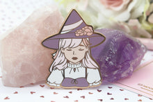 Load image into Gallery viewer, Purple Pastel Witch Pin